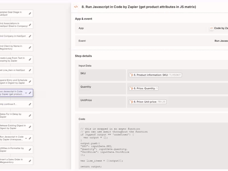 Cover image for Automation: HubSpot to ERP via Zapier
