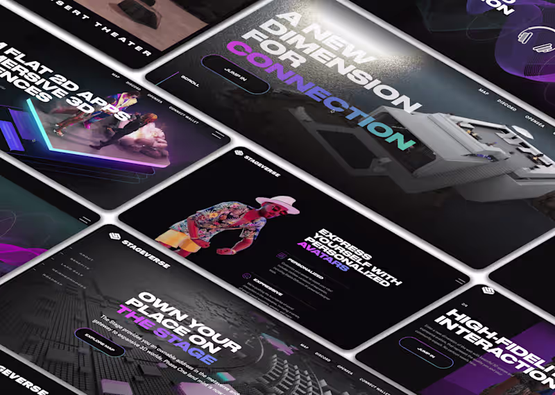 Cover image for Stageverse: Metaverse App | Website 