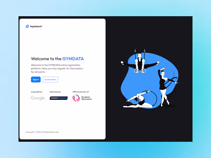 Cover image for GymDATA Online: Gymnastics Event Management Platform