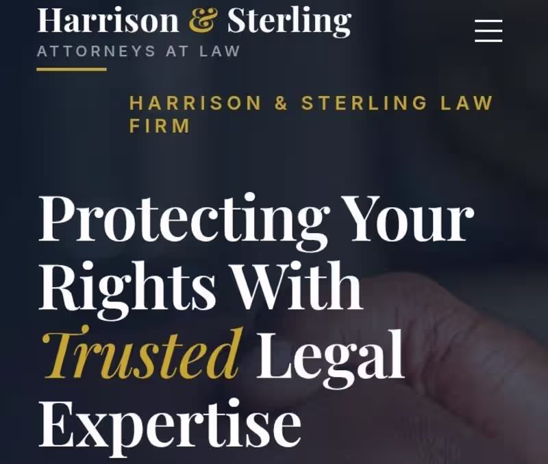 Cover image for I will design a professional law firm website