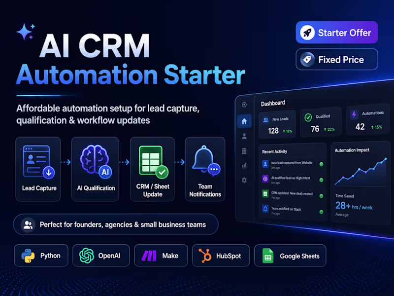 Cover image for AI CRM Automation Starter
