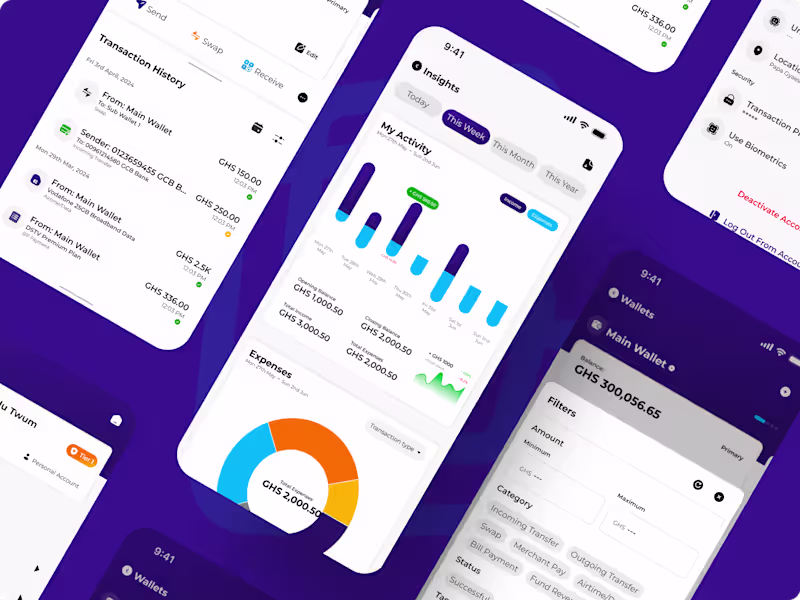 Cover image for Web and Mobile UI Design