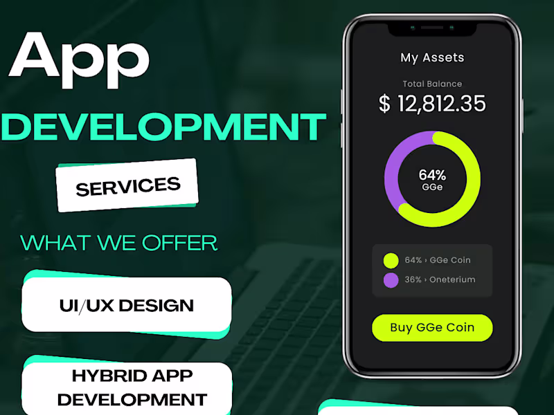 Cover image for I will do App development for Android and IOS using Flutter