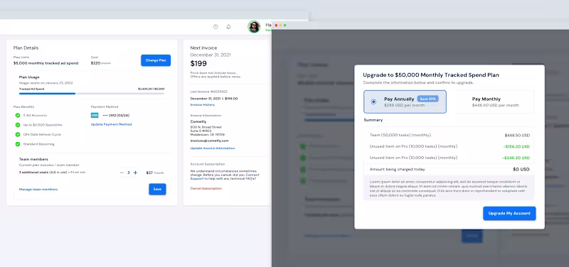 Cover image for Designing Cometly's Next Gen Ad Tracking Platform