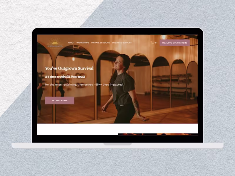 Cover image for Squarespace website for Mindset 

