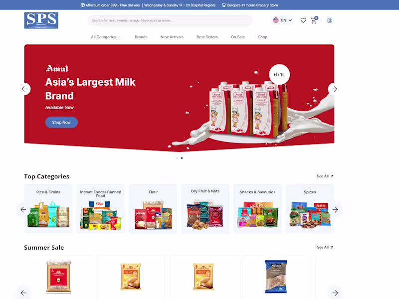 Cover image for E-commerce website development & SEO We successfully develop...