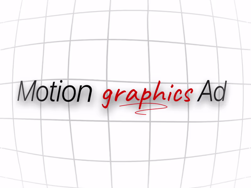 Cover image for motion graphics ad