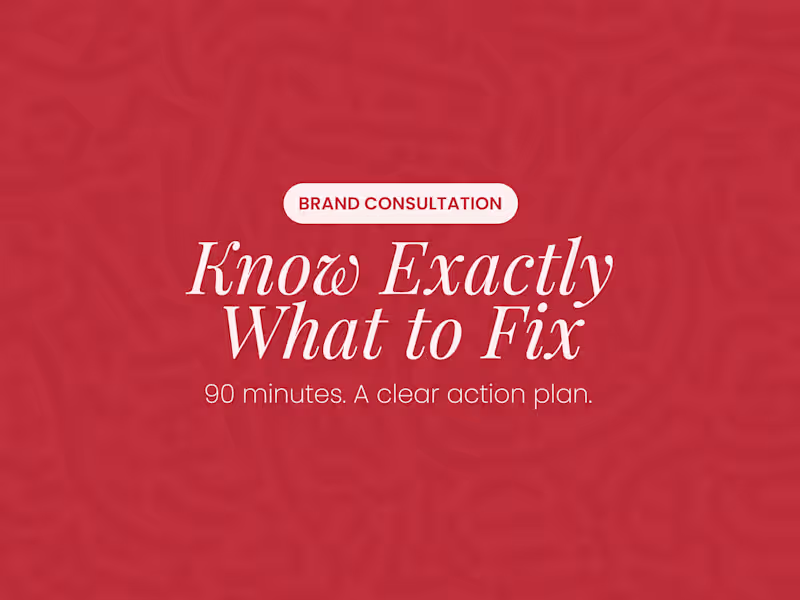 Cover image for Brand Audit & Consultation