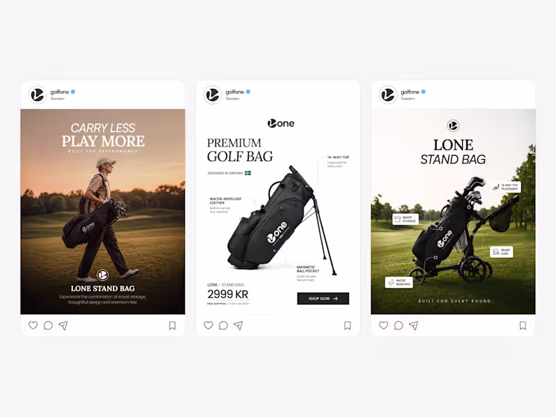 Cover image for Static ads set for a