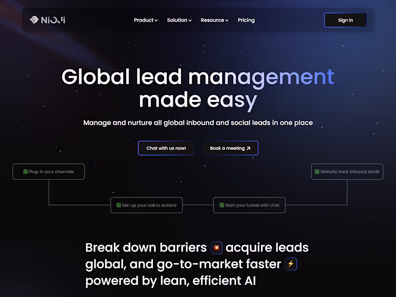 Cover image for NIOJI Management 