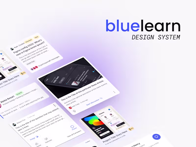 Cover image for 📓 Building Design system for India's largest student community