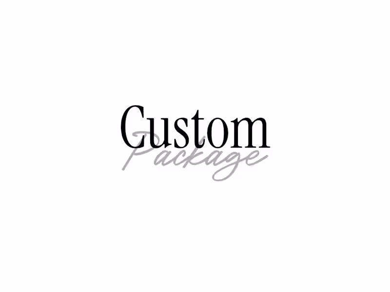 Cover image for | Custom Package