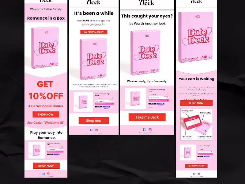 Cover image for Welcome Email Marketing Email Redesign
I