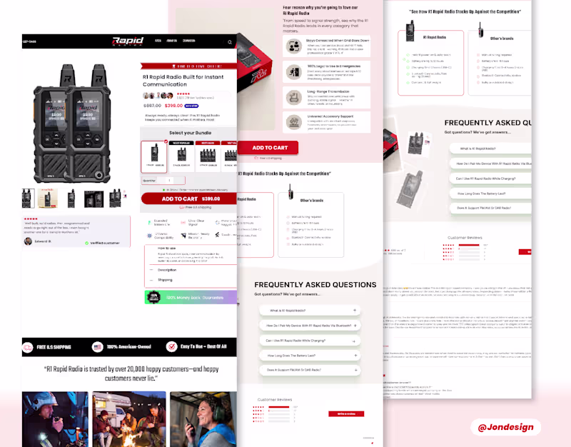 Cover image for Product landing page