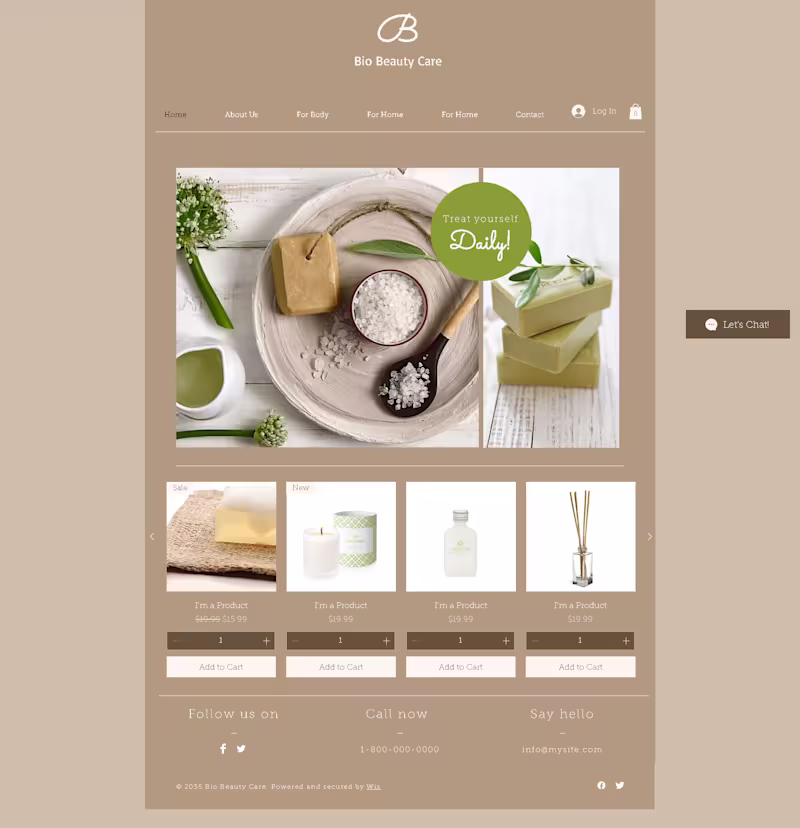 Cover image for I designed a modern and elegant website for Bio Beauty Care,...