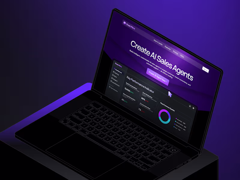 Cover image for Landing page for Chatmint.co 