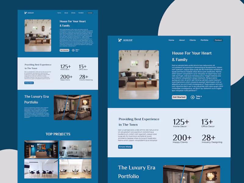 Cover image for Homezop || A Home Decor website Project