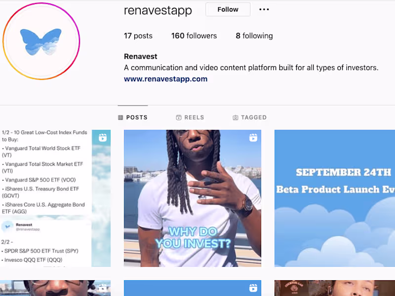 Cover image for Renavest, a FinTech Startup