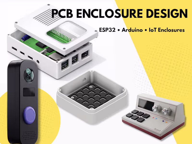 Cover image for Product & Enclosure Design for Electronics and IoT Devices