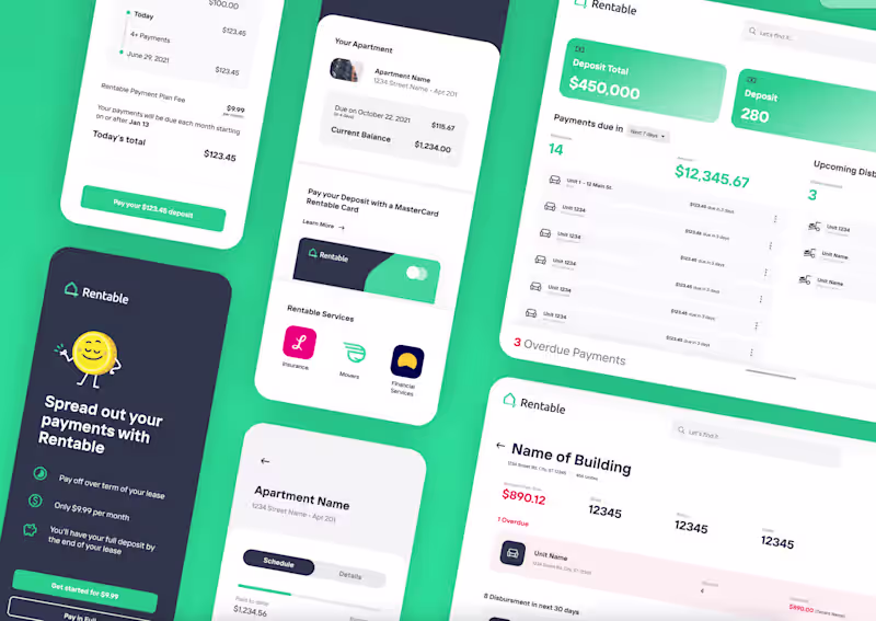 Cover image for UI/UX Consulting & Design for Rentable