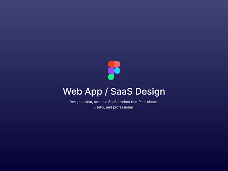 Cover image for Web App / SaaS Design