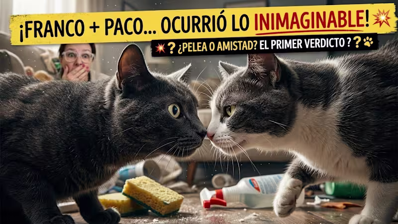 Cover image for House cleaning and Franco meets Paco 🐾 Will they become friend…