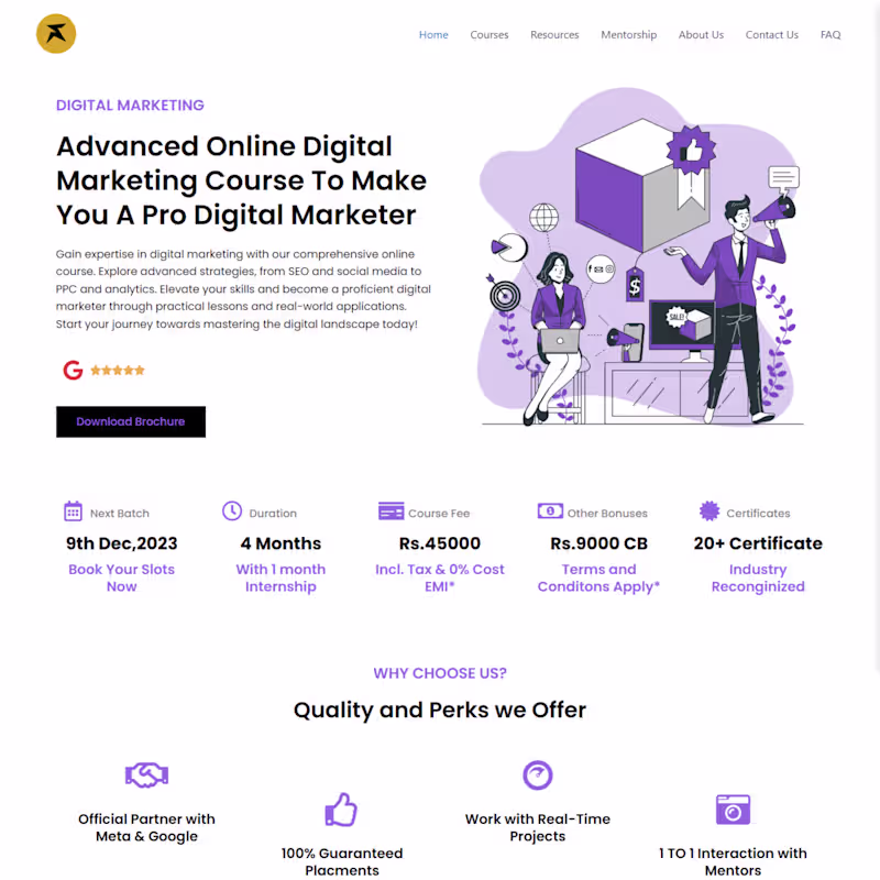 Cover image for Responsive Website for a Small Business