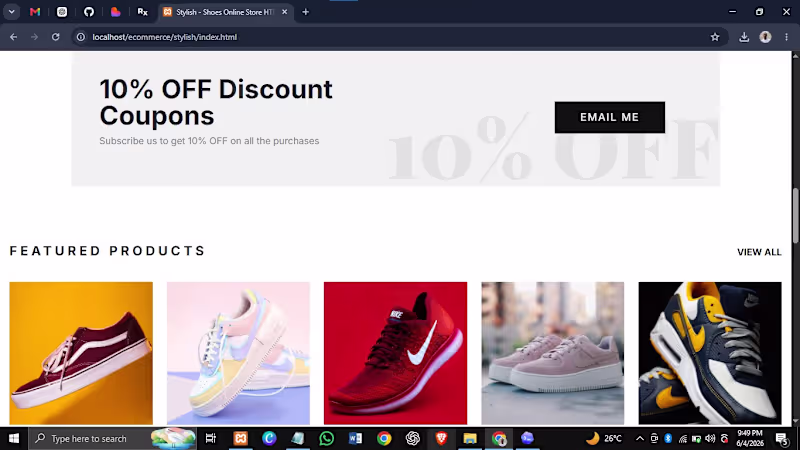 Cover image for Stylish Ecommerce Store
Modern ecommerce storefront