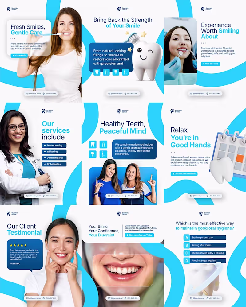 Cover image for Bluemint Dental needed a clean