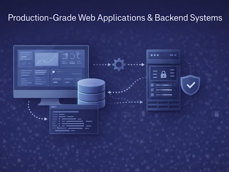 Cover image for Scalable Web Applications & Backend Architecture for SaaS