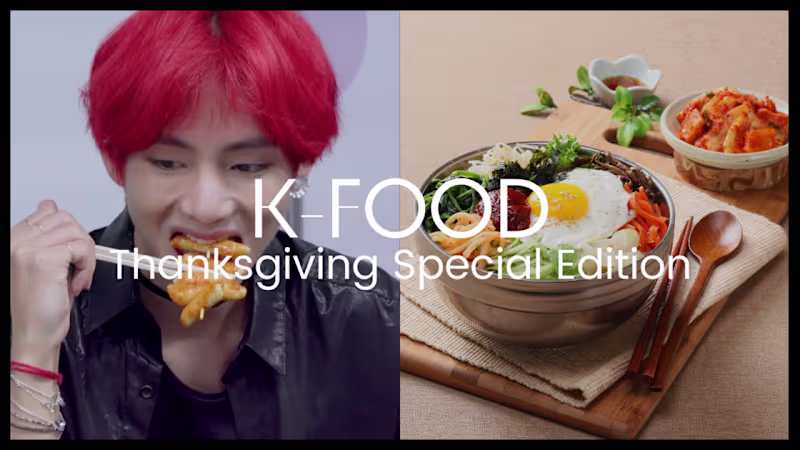 Cover image for I am Thankful for Korean Food