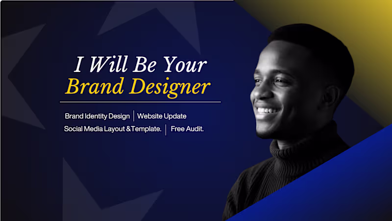 Cover image for I will be your brand strategist and visual identity designer 