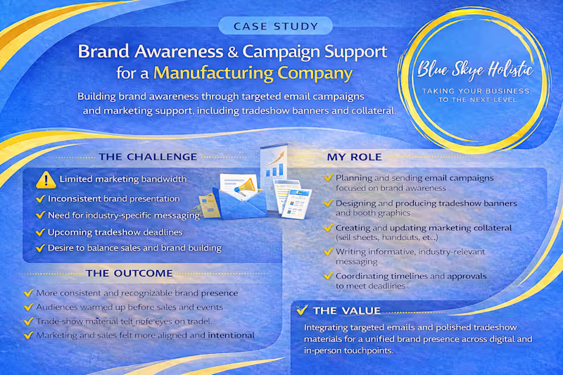 Cover image for Integrated Brand & Campaign Support for Manufacturing