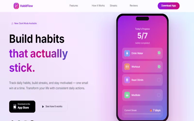 Cover image for Habitflow - Framer