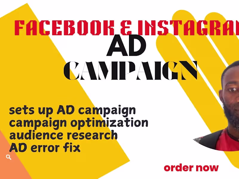 Cover image for I will set up professionally Facebook and Instagram ads