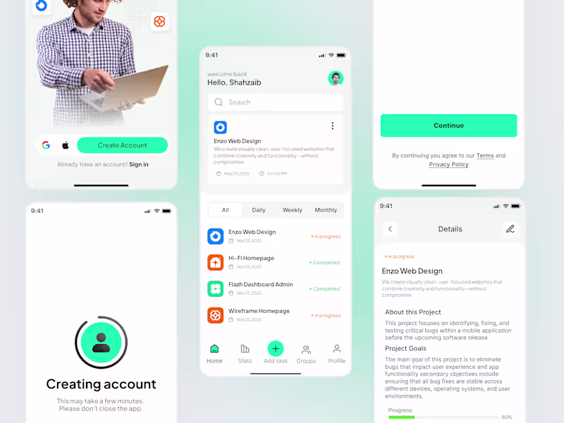 Cover image for Task Management App Development