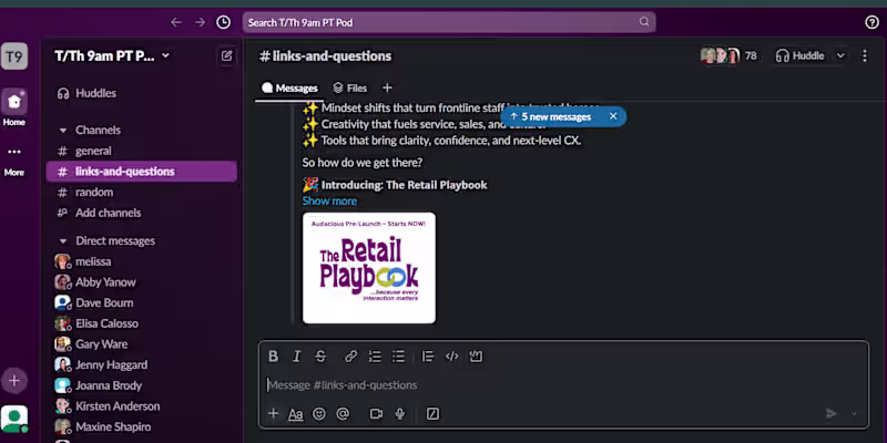 Cover image for Community Management with Slack
Overview: Created
