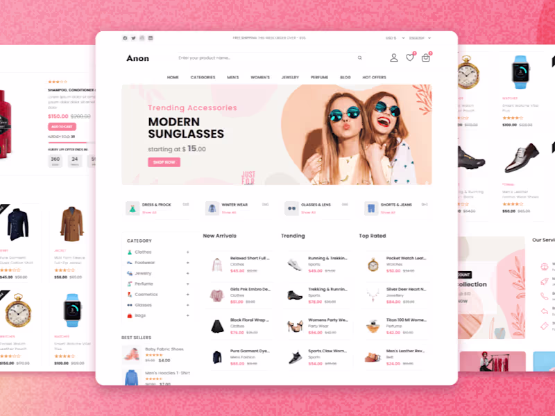 Cover image for High-Converting E-Commerce Websites to Boost Sales