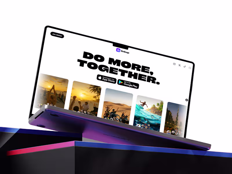 Cover image for Linkup App Website 