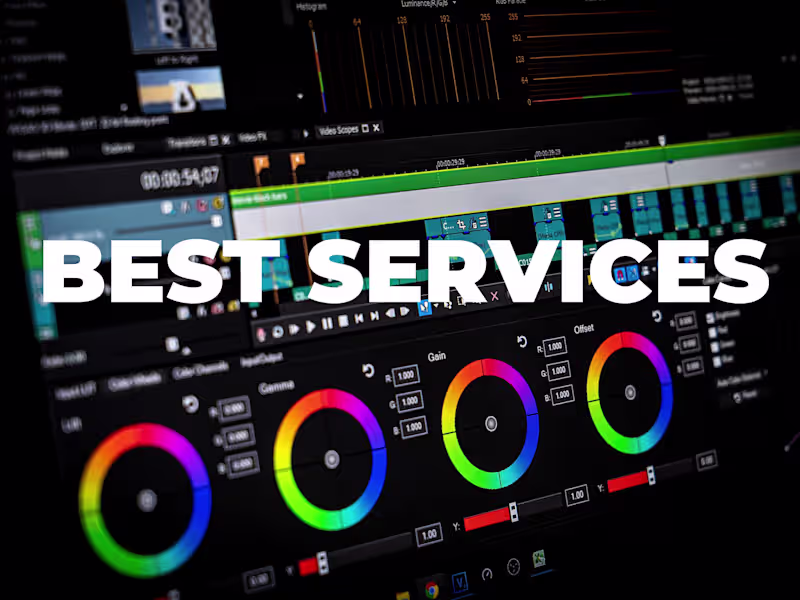 Cover image for Video Editing Services