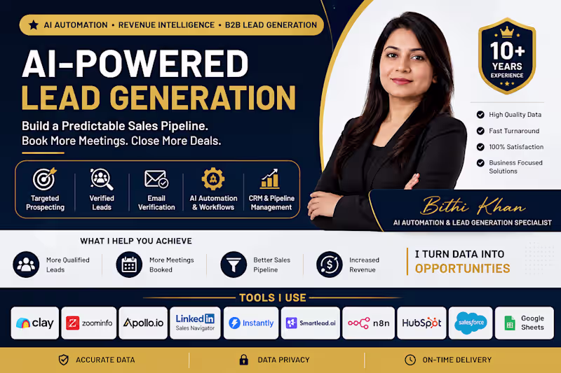 Cover image for AI-Powered B2B Lead Generation