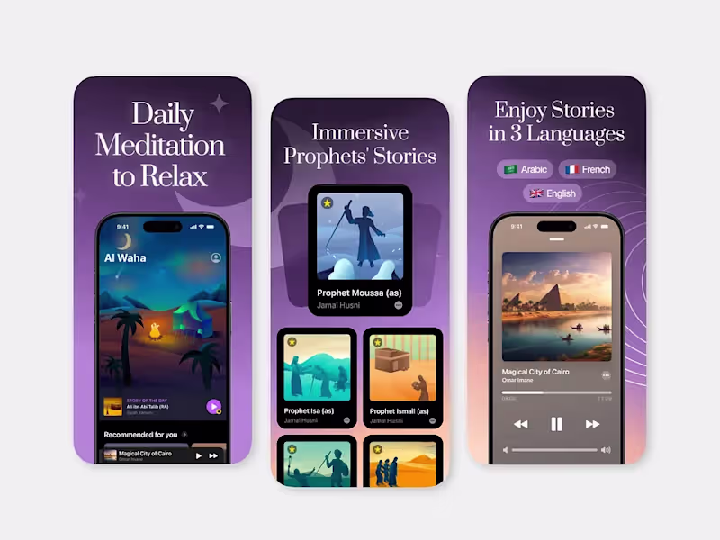 Cover image for Sleep & Meditation App Screenshots