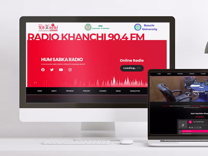 Cover image for Radio Khanchi Website Design