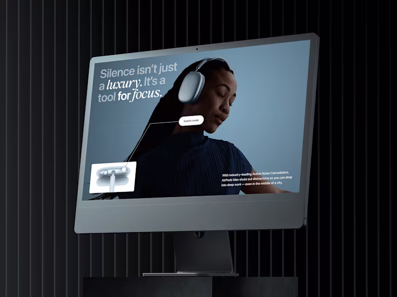 Cover image for Airpods Max Web Redesign
