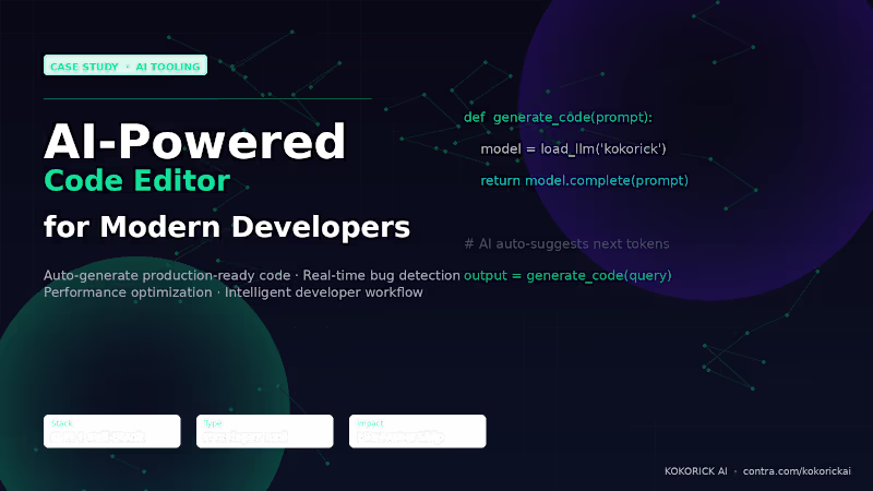 Cover image for AI-Powered Code Editor for Modern Developers