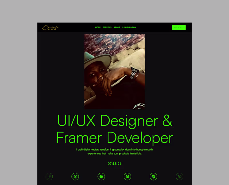 Cover image for Framer Portfolio Design
