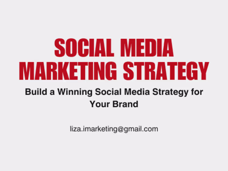 Cover image for Strategic Social Media Marketing for Brand Growth
