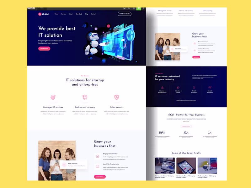 Cover image for E-commerce website design