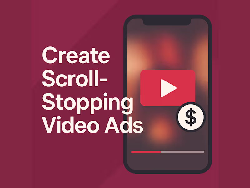 Cover image for I’ll create high-converting 15–60 sec video ad for Facebook & YT