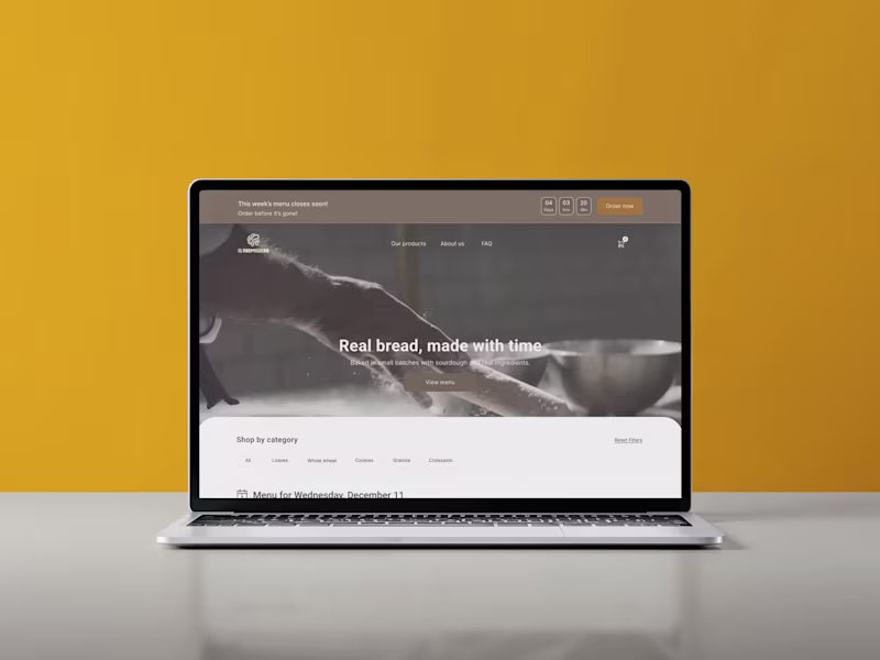Cover image for How do you build an e-commerce for a bakery that bakes once a w…